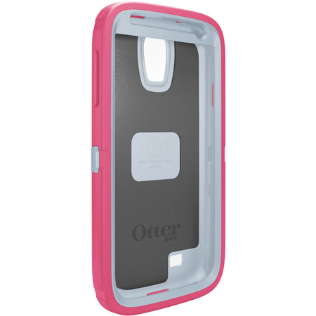 Otterbox Defender Samsung Galaxy S4-Wild Orchid (Powder Gray-Blaze Pink)